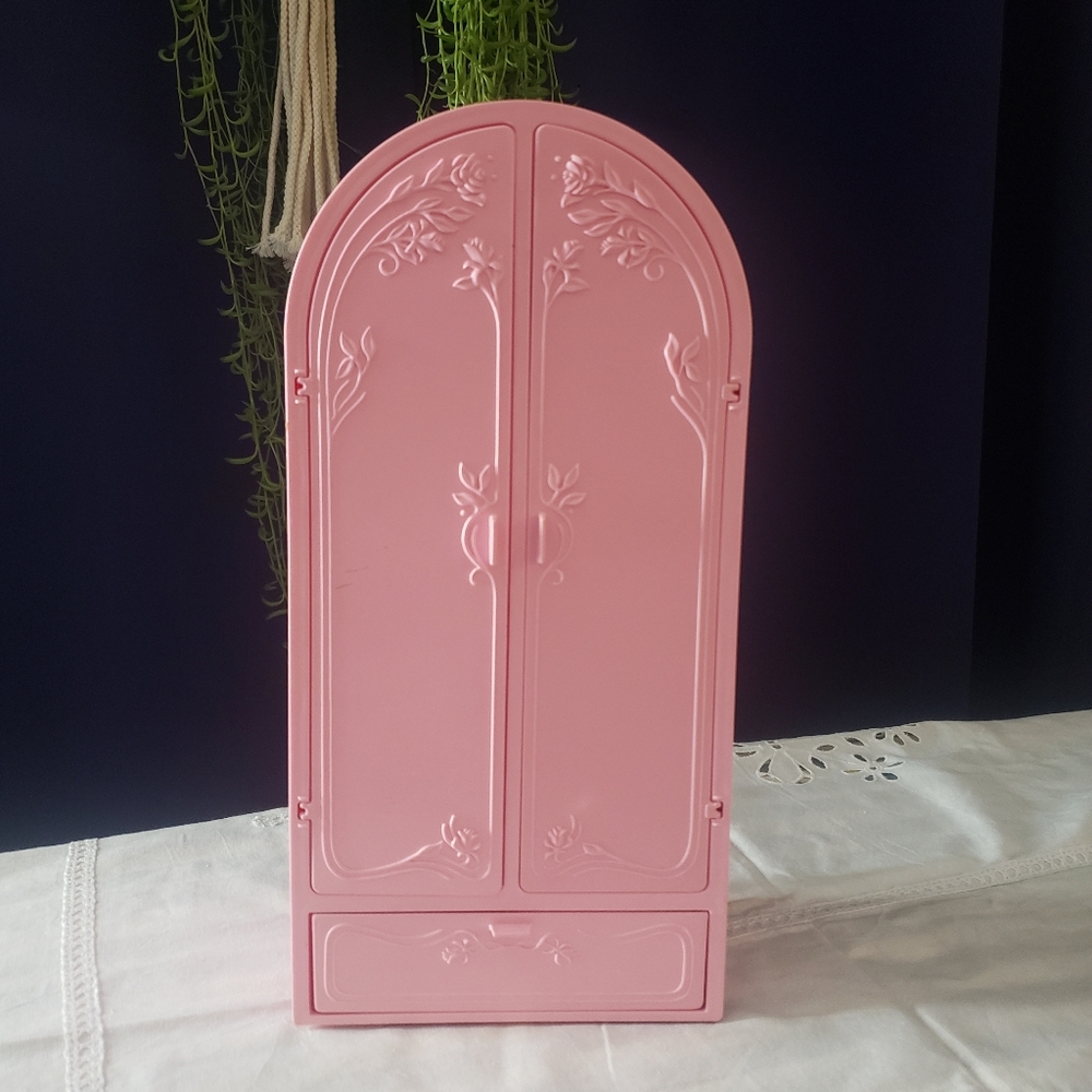 Vintage Barbie Sweet Roses Armoire Furniture